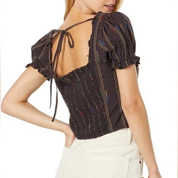NWT $78 FP Seratonin Corset Top in Expresso Bean Size Small - Picture 8 of 14